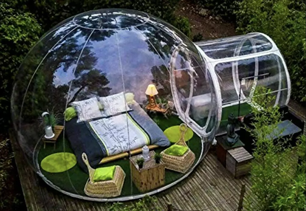 clear bubble camping tent